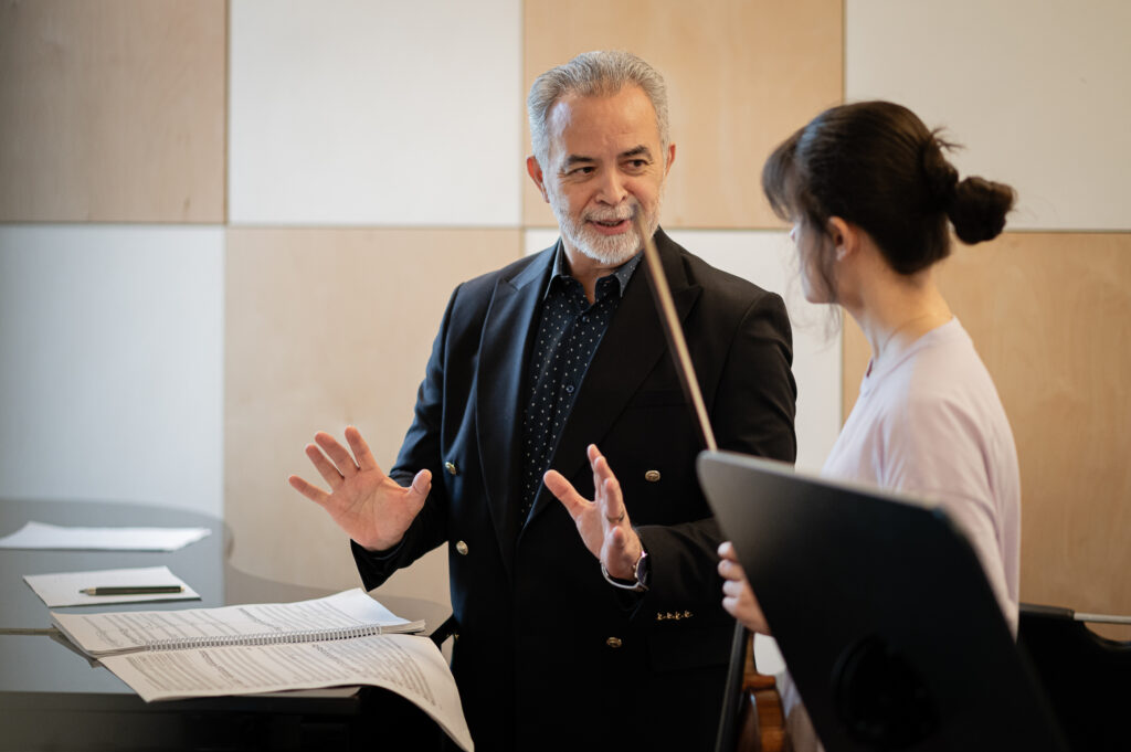 Violin – rehearsals for the final